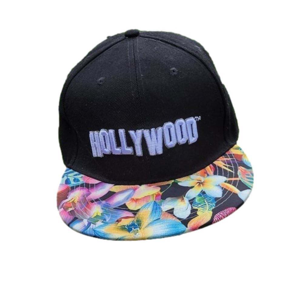 SNCO hollywood hawaiian flowers snap-Back hat